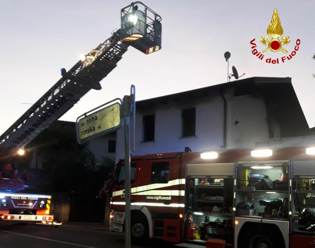 Immagine per A fuoco cucina e arredi, incendio in una casa a Doberdò del Lago